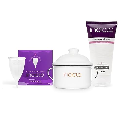 Kit Coletor Menstrual + Panelinha Inciclo + Sabonete Inciclo (Neutro, A (a partir de 30 anos ou com filhos))