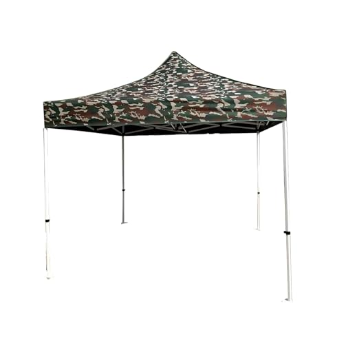 Image of Gazebo Tent Portable Popup Foldable Canopy 10x10 Ft Shelter for Event, Advertisement, Promotion, Exhibition Stall, Waterproof Outdoor Gazebo Tent, Heavy Duty Frame (Camouflage, 10 x 10 Ft)