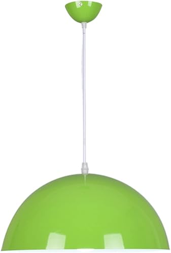 QIVGXBO Moderna lámpara de cúpula con acabado amarillo brillante lámpara colgante industrial rústica luces colgantes en diseño colorido accesorio de