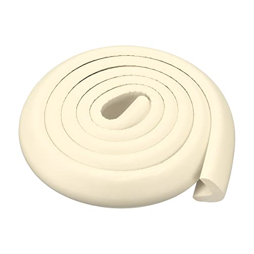 Image of uxcell Corner Guards Edge Protectors 16.4ft(5M), Foam Safety Bumper L Shape for Furniture Corner Table Edge Guard, Beige
