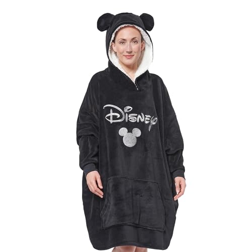 United Labels Disney Mickey Mouse Oversize Hoodie Decke mit Ärmeln und...