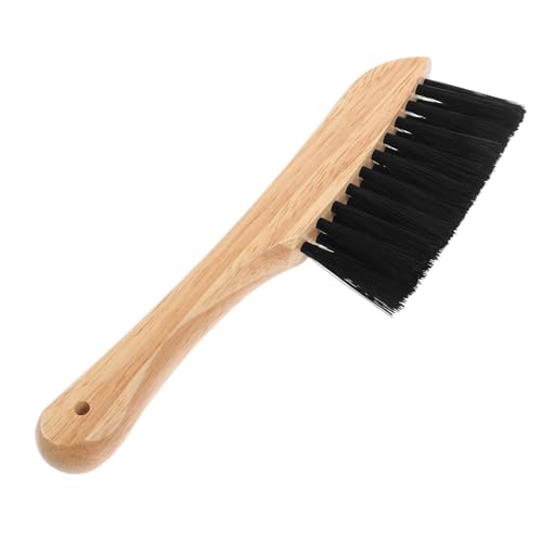 Garneck Billiards Pool Table Brush with Wooden Handle Natural Finish Essential Pool Table for Billiards Accessories and Supplies