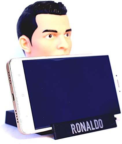 Image of AUGEN Super Hero Ronaldo Action Figure Limited Edition Bobblehead with Mobile Holder for Car Dashboard, Office Desk & Study Table (Pack of 1)
