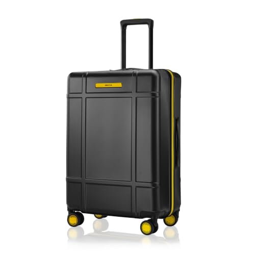 Image of SNITCH Blink Medium Size Grey Polycarbonate Hard Travel Suitcase - Suitcase Medium Size & Luggage with 8 Wheels, Premium Lock, Wet & Dry Pouch & Free Shoe Bag