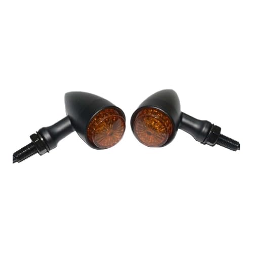 Clignotant pour moto feu de stop LED ambre indicateur aluminium 10mm