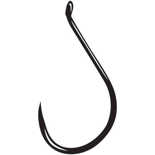 Gamakatsu Barbless Octopus Hook-Pack Of 25 (Black, 4/0), NS Black, 25 Pcs - 4/0 - Image 2