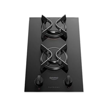 Cooktop 2 Bocas com Mesa de Vidro Dako Supreme Bivolt