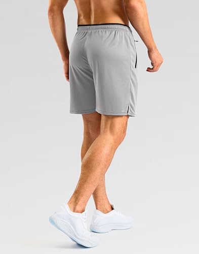 Image of G Gradual Men's Gym Workout Shorts Zipper Pockets 5 inch / 7 inch Quick Dry Breathable Runing Athletic Short for Men