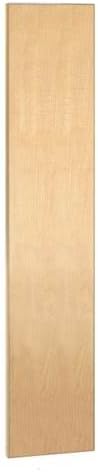 Front Vertical Filler Color: Maple, Size: 72" H x 15" W x 0.75" D
