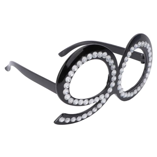 TOPPERFUN Gafas Decorativas de Fiesta de Cumpleaños Accesorios Divertidos para Fotos Prop para Photocall Decoración Original para Celebraciones de Aniversario