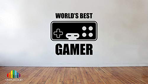 FSDS Worlds Best Gamer Gaming Computer Vinyl