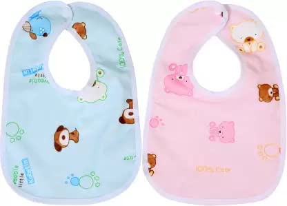 Tiny Deal Baby Bibs Apron for Baby boy and Girl Assorted- Pack of 2-image-45