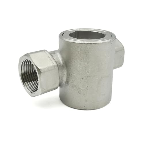Indicador de flujo visual de acero inoxidable 304 con rosca interior hembra BSPT 3/4" 3