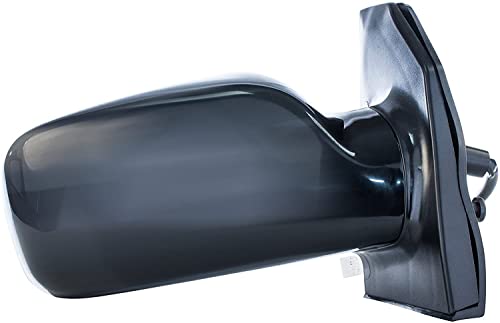 Passenger Side Mirror For Toyota Corolla Ce (2003 2004 2005 2006 2007 2008) Smooth Black Power Adjusting Non-Heated Non-Folding Outside Right Rear View Replacement Door Mirror - To1321178 #TOP2