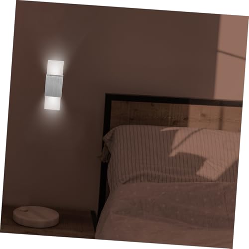 Lámpara de pared LED doble cabezal de aluminio con luz cálida duradera 5