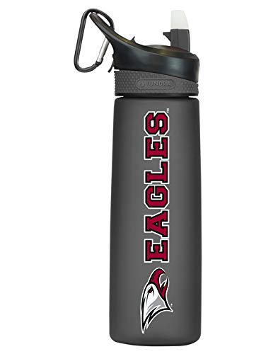 North Carolina Central University Tritan Plastic Frosted Sport Bottle, Design-2 - Black