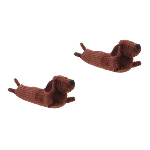 Peluche chien cartoon BESTonZON : lot de 2 jouets doux pour enfants et adultes