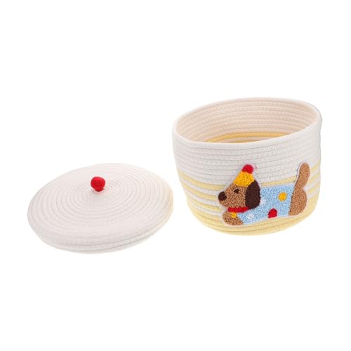 Panier de rangement pour jouets en coton avec couvercle grande taille - 2