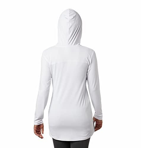 Columbia Chill River Hooded Tunic, Sun Protection, White, Xx-Large #TOP1