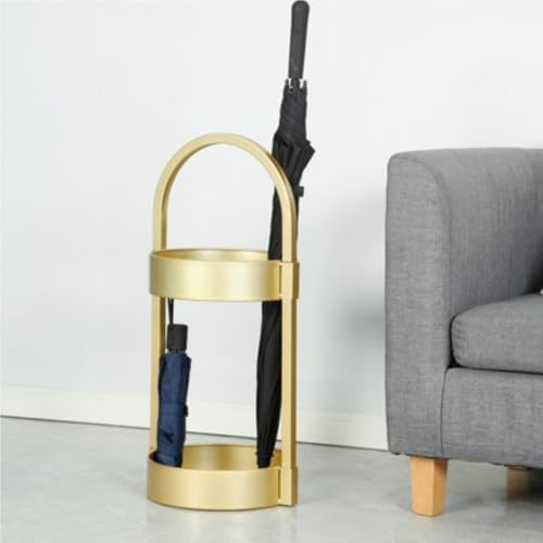 Metal Umbrella Stand & Storage Rack with Hooks for Entrance & Corridor – Convenient Holder for Umbrellas & Walking Sticks, Stylish Home Organizer