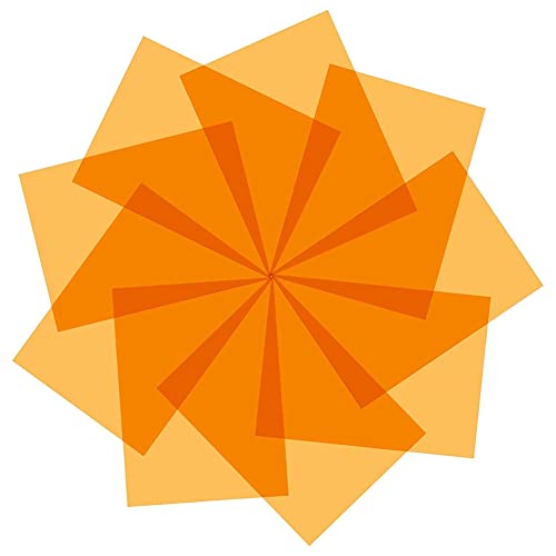 CosyCaya 9 Filtros de Luz de Gel para CorreccióN de Color, Superposiciones de Colores, Filtro de Gel para IluminacióN de PelíCulas, VíDeos, Fotos, Escenarios (Naranja)