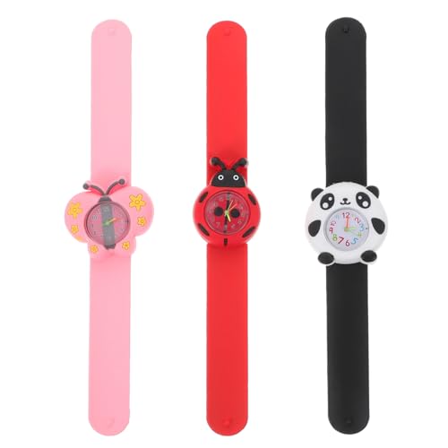 UKCOCO Montre pour Le Dos de la Bande dessinée du bébé : Le Dos du Silicone Souple Sull Montre sympathique du Poignet du Quartz de la Forme de la Bande...