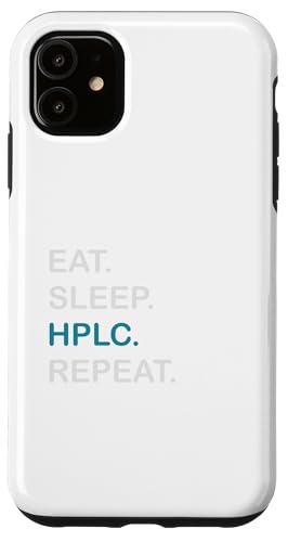 �����t�̃N���}�g�O���t�B�[ HPLC Eat Sleep Repeat �X�}�z�P�[�X iPhone 11 �p