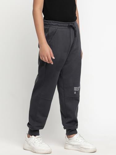 Image of Li'l Tomatoes Boys Looper Track Pant | Soft & Breathable Summer Casual Wear | Elastic Waist with Drawstring | 9-16 Years