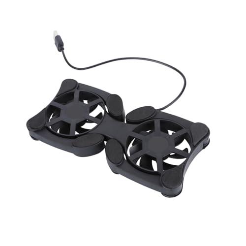 Ventilador portátil plegable para laptop con USB y base ajustable miniatura 1