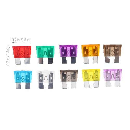 Kit de 50 fusibles mini automotrices para auto, RV, camión, motocicleta y SUV, protección contra sobrecarga y fácil reemplazo miniatura 2