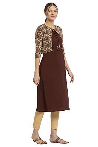 Image of ALC Creation Women's Crepe A-line Kurta