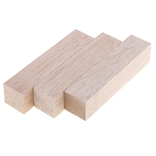 Bastone quadrato in legno di balsa grezzo: leggero, resistente, flessibile per l'uso immediato in una varietà di applicazioni