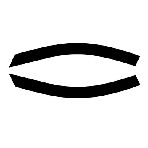 TRUE LINE Automotive Nano Ceramic Front Windshield Tint Strip, with 4 Inch Front Side Window Tint Visors - Customize Shade: 5%, 20%, 35%, 50% - Superior Heat Reduction - Windshield Tint Strip Front