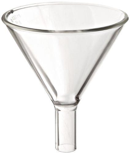 Corning Pyrex 6220-75 Borosilicate Glass Powder Funnel, 75mm Diameter (Pack of 12)