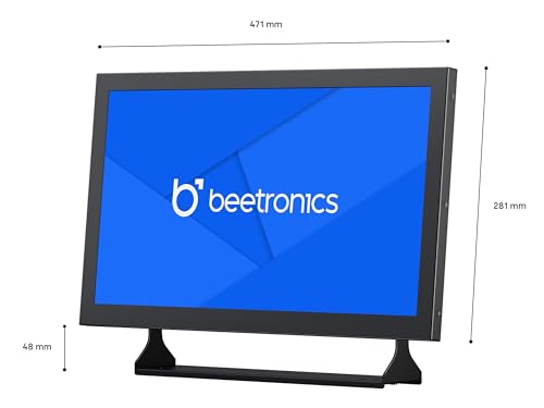Image of Beetronics 19-Inch Full HD IPS Monitor - Professional Industrial-Grade Display | HDMI, VGA, BNC, RCA Inputs | Durable Metal Housing, Matte Screen, 24 /7 Continuous Operation, Wide Viewing Angle, 19HD7M