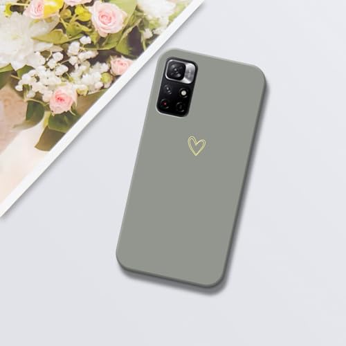 Image of COLORflow Back Cover Compatible with Redmi Note 11 5G / 11S 5G | Heart Notes Color Customized Back Cover Compatible with Redmi Note 11 5G / 11S 5G