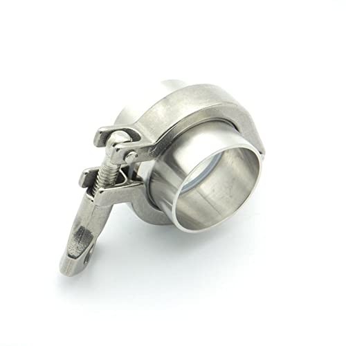 304 Stainless Steel Sanitary Pipe Fitting Set 102mm Pipe OD Sanitary 4" Tri Clamp Weld Ferrule + Tri Clamp + Silicon Gasket