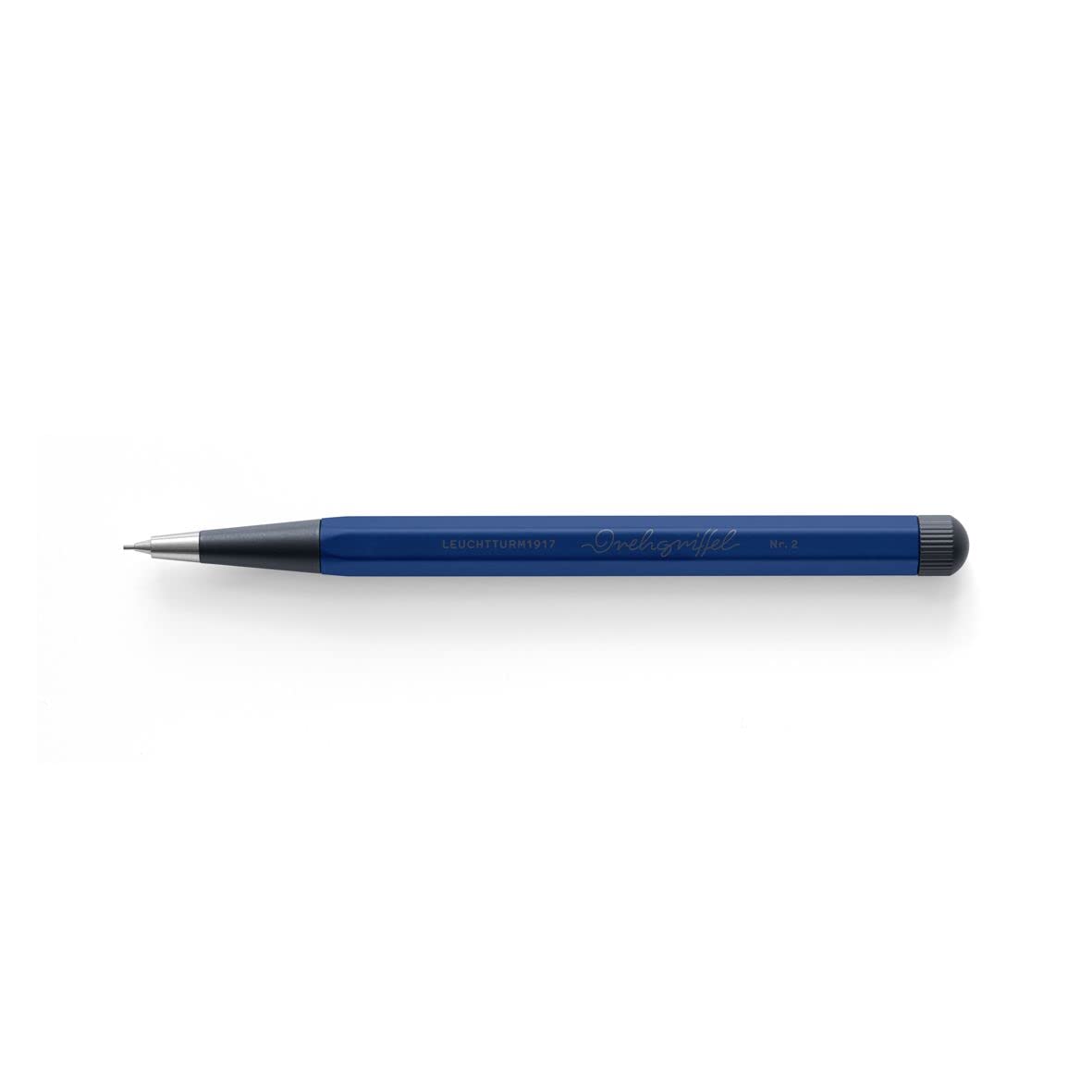 LEUCHTTURM1917 - Drehgriffel Mechanical Pencil - Refillable Writing Stylus with 0.7 mm HB Graphite Lead (Navy)