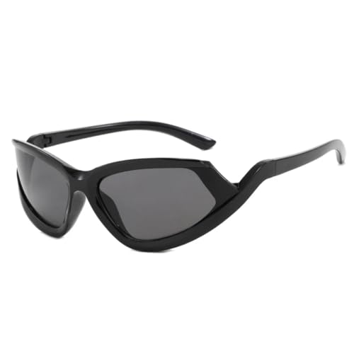 Lunettes de soleil rectangulaires contre l'éblouissement style punk