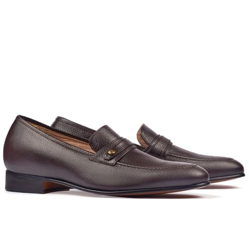 Zapatos de piel con alzas Masaltos, modelo Bruxelles: calzado de alta gama que eleva tu estatura