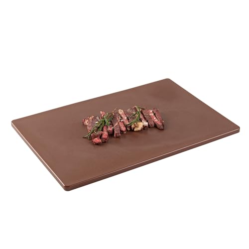 Tabla de Cortar Restaurantware-Chef 101 de 45,7 x 30,5 cm, Rectangular, Marrón, de Plástico, Antideslizante, Apta para Lavavajillas, Duradera y Sin Olores miniatura 1