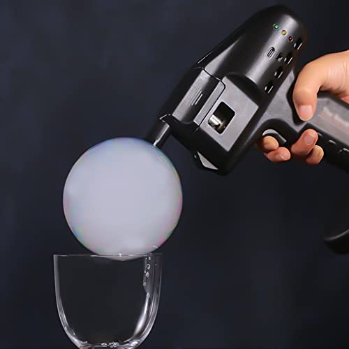 GaoYunQin Pistola de Burbujas Humeantes de Mano Explosión de Sabor para Comida, Cóctel, Bebidas Infusor de Humo para Cócteles para Infusión de Cóctel, Whisky, Vino, Carne, Ensalada, Queso y Barbacoa Cover