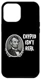 custodia per iphone 15 plus divertente abraham lincoln crypto non è vero divertente soldi meme