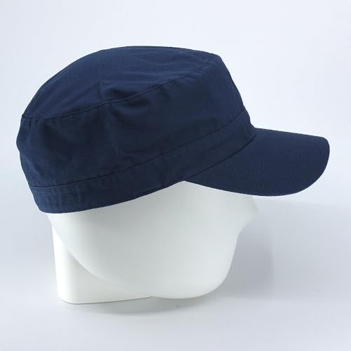 Image of The Vintage Year Heavy Stitching Washed Cotton Cadet Hat - Durable Military Baseball Cap for Men & Women, Outdoor Casual Wear