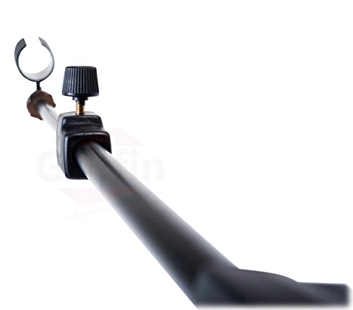 Microphone Boom Stand With Telescopic Arm (Pack Of 5) By Griffin | Adjustable Holder Mount For Studio Recording Accessories, Singing Vocal Karaoke, Live Stage Dj | Mic Clip Adapter Tripod Folding Legs #TOP5