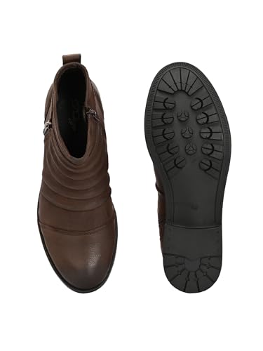 Image of Delize men's Black Biker boots 90431