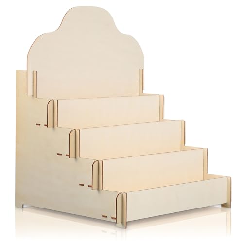 Expositor para tarjetas de felicitación de madera beige BUTIFULSIC 2