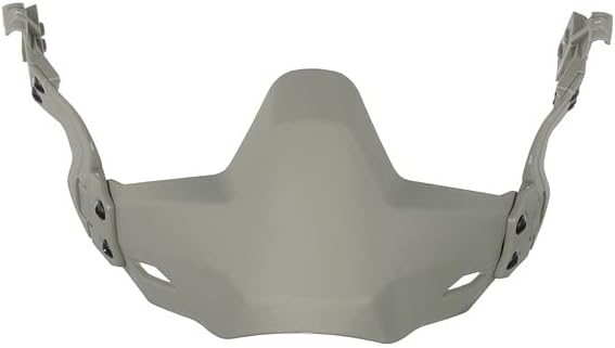 Rail Mounted Lower Face Shield for Tactical Helmets