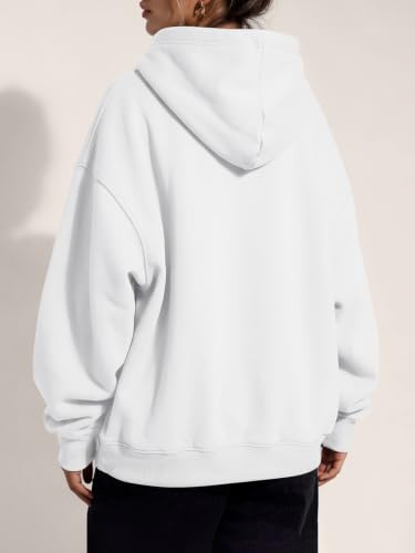 Image of Trendy Queen Women Oversized Hoodies Fall Outfits | Gentle Skin Feel, Aesthetic Drop Shoulder, Large Kangaroo Pocket, Seamless Daily Outfit Match