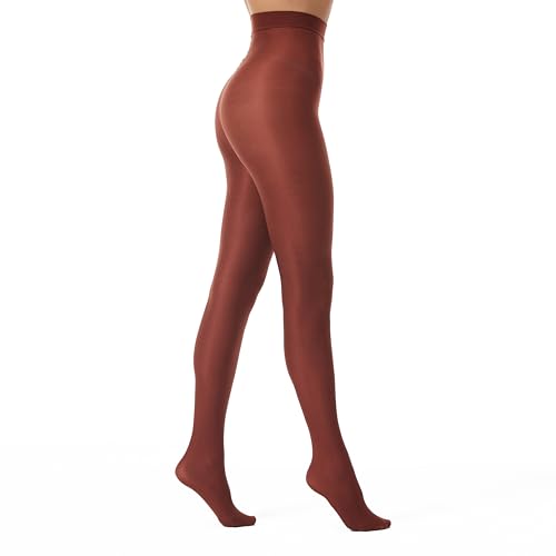 Image of Frola Shaping Tights for Women 70D Shimmery Pantyhose for Dance Ballet Glitter Socks